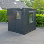 CONTAINER BUREAU ANTHRACITE 2 X 2 MÈTRES