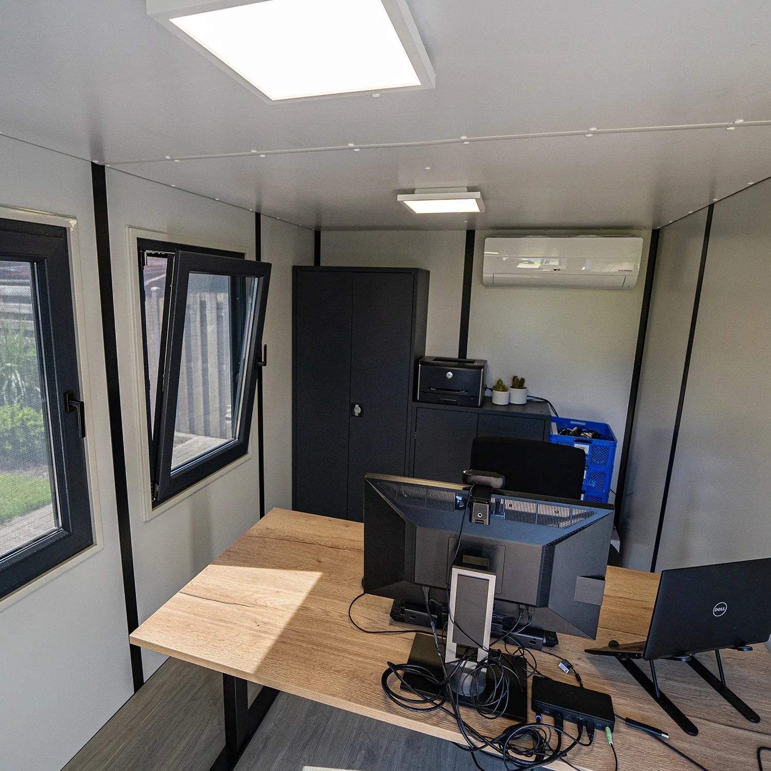 ANTHRACITE OFFICE CONTAINER 2 X 2 METERS