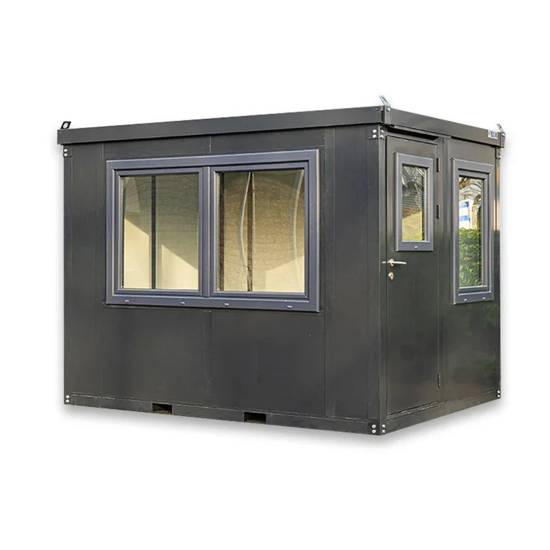 ANTHRACITE OFFICE CONTAINER 3X2M WITH DOUBLE WINDOW