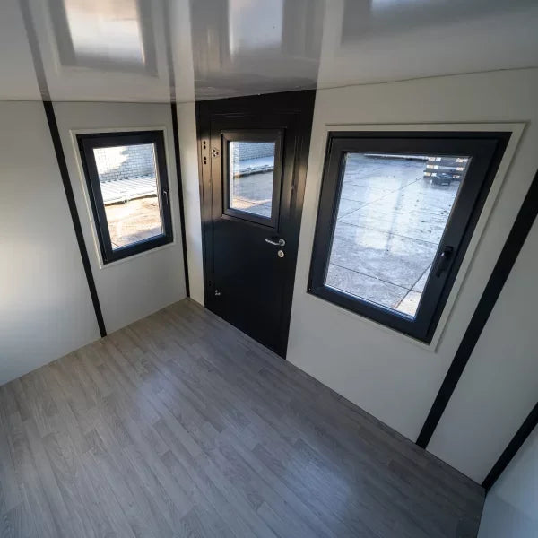 ANTHRACITE OFFICE CONTAINER 4X2M WITH DOUBLE DOOR WITHOUT WINDOW