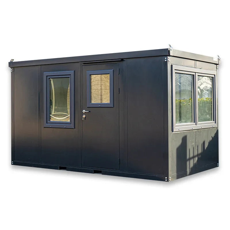 4x2m Anthracite Office Container with Double Door and Window